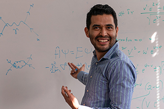 Professor teaching class.